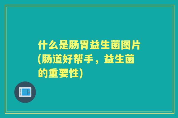 什么是肠胃益生菌图片(肠道好帮手,益生菌的重要性) 什么是肠胃益生菌图片(肠道好帮手,益生菌的重要性)