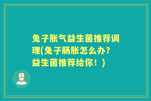 兔子益生菌推荐调理(兔子肠胀怎么办？益生菌推荐给你！)