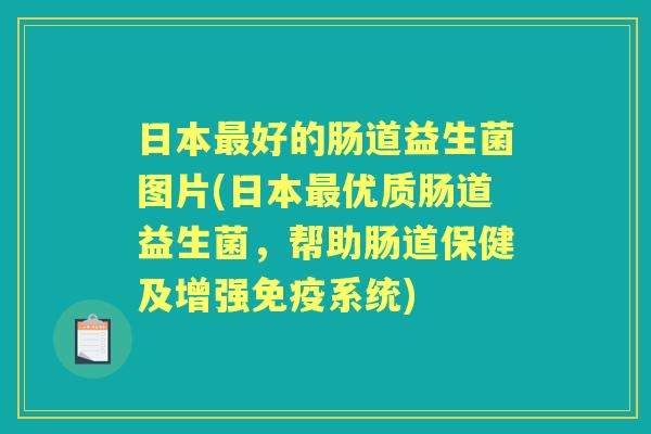 日本好的肠道益生菌图片(日本优质肠道益生菌,帮助肠道保健及增强系统) 日本好的肠道益生菌图片(日本优质肠道益生菌,帮助肠道保健及增强系统)