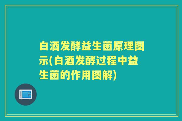 白酒发酵益生菌原理图示(白酒发酵过程中益生菌的作用图解) 白酒发酵益生菌原理图示(白酒发酵过程中益生菌的作用图解)