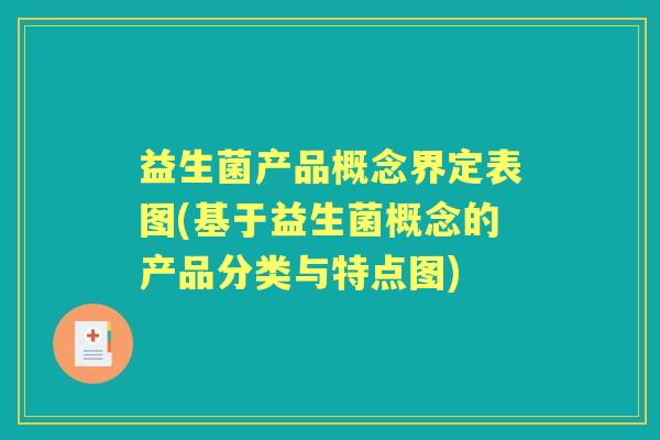 益生菌产品概念界定表图(基于益生菌概念的产品分类与特点图) 益生菌产品概念界定表图(基于益生菌概念的产品分类与特点图)