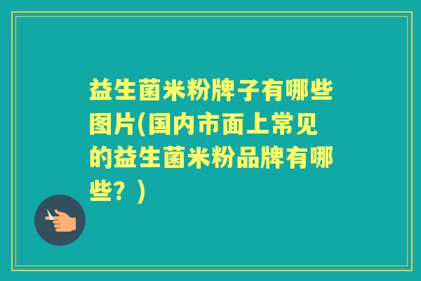益生菌米粉牌子有哪些图片(国内市面上常见的益生菌米粉品牌有哪些？)