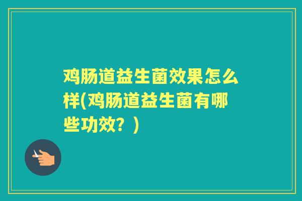 鸡肠道益生菌效果怎么样(鸡肠道益生菌有哪些功效?) 鸡肠道益生菌效果怎么样(鸡肠道益生菌有哪些功效?)