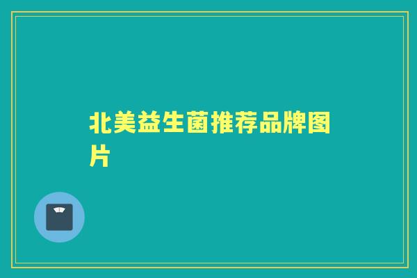 北美益生菌推荐品牌图片 北美益生菌推荐品牌图片