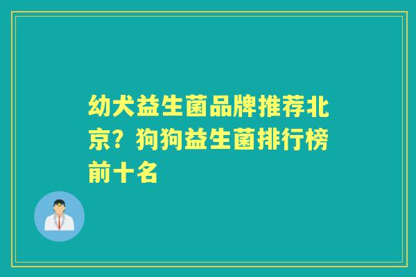 幼犬益生菌品牌推荐北京?狗狗益生菌排行榜前十名 幼犬益生菌品牌推荐北京?狗狗益生菌排行榜前十名