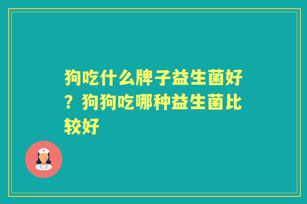 狗吃什么牌子益生菌好?狗狗吃哪种益生菌比较好 狗吃什么牌子益生菌好?狗狗吃哪种益生菌比较好