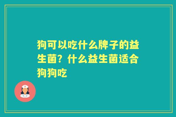 狗可以吃什么牌子的益生菌?什么益生菌适合狗狗吃 狗可以吃什么牌子的益生菌?什么益生菌适合狗狗吃