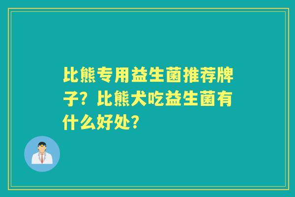 比熊专用益生菌推荐牌子？比熊犬吃益生菌有什么好处？