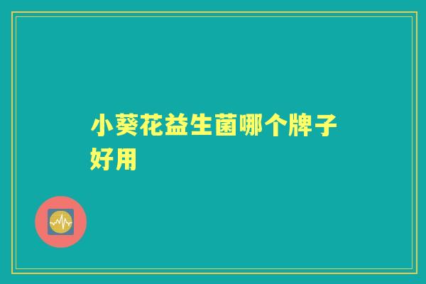 小葵花益生菌哪个牌子好用 小葵花益生菌哪个牌子好用