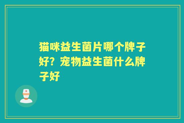 猫咪益生菌片哪个牌子好?宠物益生菌什么牌子好 猫咪益生菌片哪个牌子好?宠物益生菌什么牌子好