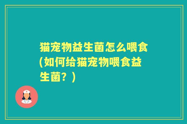 猫宠物益生菌怎么喂食(如何给猫宠物喂食益生菌？)
